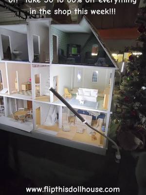 All 100 dollhouses in our shop are fully staged and can be shopped out of!  All 30,000+ items in our shop are priced individually.  Purchase a house from us this week, and we will give you 75% off anything you buy to go with it the same day! Otherwise, take 50% off all furniture and accessories and 60% off all holiday themed items this week!!!  www.flipthisdollhouse.com  www.facebook.com/flipthisdollhouse www.etsy.com/shop/flipthisdollhouse  #dollhousescale #dollhousesofInstagram #dollhousedecor #dollhouses #dollhousetherapy #dollshouses #dollshousefurniture #dollhouseroombox #dollhousefood #miniature #dollsofinstagram #dollhouseshop #dollhouseaccessories #dollhousesofInstagram #dollshousekitchen #dollshouseminiatures #dollhousestuff #dollhousefurniture #miniatures #designinminiature #victorian #dollhousescale #dollhouse #dollshouse #dollhousesminiatures #dollhouseminiatures #dollshandmade #dolls #dollhouselivingroom #dollhousedecor