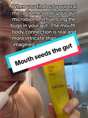 #twicetoothpaste #oralwellness #oralmicrobiome #guthealth #twiceaday 