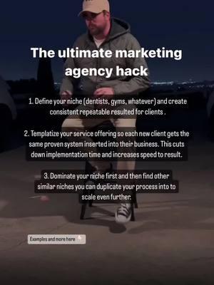 👉🏻 So, let’s say you decide to run Meta™ ads for roofing companies. Step one: Prove you can get leads that actually convert. Once you’ve done that… You “templatize” the system and run the exact same setup for other roofing companies in different locations. Now, your new clients are up and running in days instead of weeks.  And they’re seeing results faster, too. And this is exactly how you outshine generalized ad agencies that are always starting from scratch with new clients. From there, it’s all about: * Signing more clients. * Removing friction points. * And scaling as far as you can. But the hard part is building those proven systems that you can “templatize” and duplicate.  Especially when you’re just getting started. And that’s where most people f*** up. Because these systems and templates already exist. And you can take them and duplicate them into other peoples businesses  So you can hit the ground running.  Without all the trial and error and wasted time trying to figure it all out by yourself.  Interesting right? If you want me to post more about this. COMMENT “Degen”  But if you’re ready to take action now -  just hit that link in bio and join the group. You’ll be happy you did. 2025 is here brother. Let’s go! #digitalmarketing #socialmediamarketing #leadgeneration #agency #automations #smma