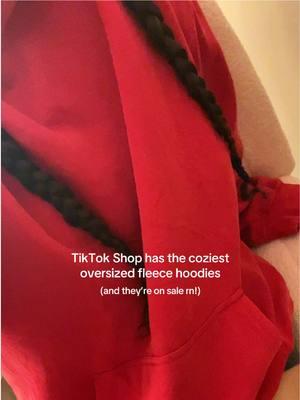 TikTok Shop has the coziest oversized fleece hoodies ❤️ I want one in every color… Link Above! They’re on sale right now #hoodie #oversized #oversizedhoodies #cozy #winter #winterfashion #red #hoodies #fleecehoodie #oversizedhoodie 