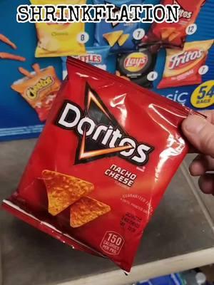 It's out of hand. How do you ship an empty bag? A serving size is like less than even a handful of chips.  INSANITY is what it is. And corporate greed. 🙄 Definitely NOT an ad! 🤣 #shrinkflation #shrink #corporategreed #class #doritos #chips #scam #ripoff #snacks #greedy #hungry #sunday #sad 