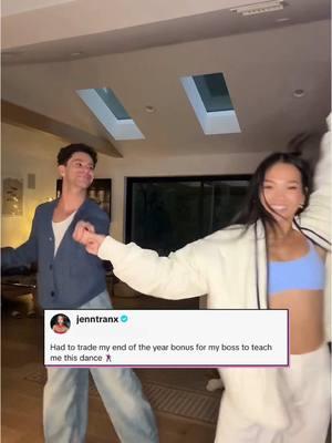 #JennTran and #SashaFarber are dancing their ways into our hearts. 🥹 (🎥: @Jenn Tran)