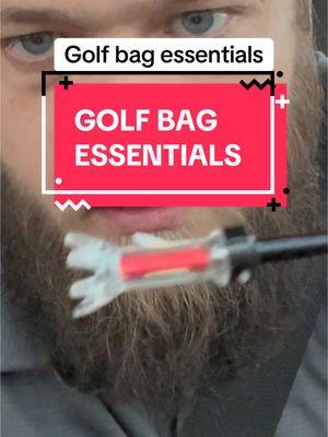 Golf bag essentials and mist haves.  Period. Best shaft solution! #golfbagessentials #magneticgolftee #breakawaytee #golftee #golf 