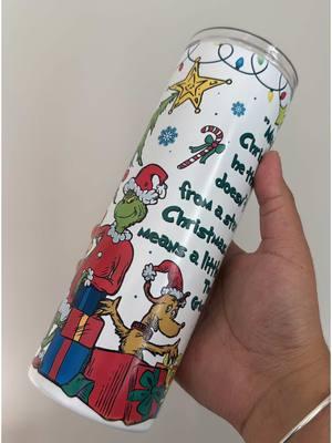 Tumbler personalizado 😍 #smallbusinessownerusa #sublimacion #custom #makerflocrafts #sublimation #smallbusinessowner #grinch 