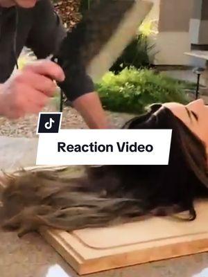 It’s a no from me! #coachkimmy #reactionvideo #hairchoppingvideos #hairvideos #reaction 