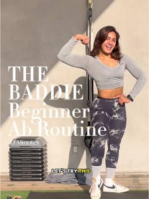 A 10 Minute an routine for the baddiessss!!! #abworkout #beginnerabs 