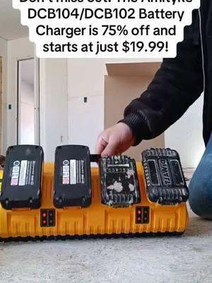 Quick and Efficient Charging for Your Dewalt Tools! #EfficientCharging #QuickCharge #TikTokShopping #ToolPower #TikTokShop #YearEndSale