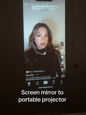 Screen mirror your phone to projector  #portableprojector #outdoorprojector #projectortv #projectorforbedroom #spotlightfinds #newyearnewaura 