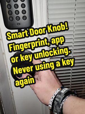 Smart House Ideas! Upgrade your home with this smart door knob! No more fighting with keys to get in after a long day! #creatorsearchinsights #euerte  #smarthomeideas #smartdoorknob #fingerprintlock #fingerprintdoorknobs #newyearnewaura @Euerte intelligent lock 