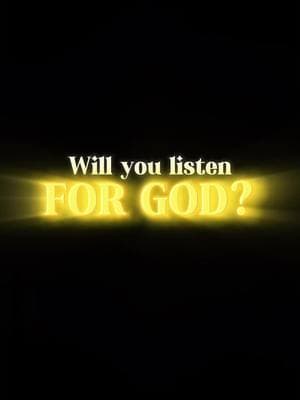 Will you listen for God? #jesus #jesuschrist #christian #christianity #christiantiktok #christiantok #christianitytok #christianitytiktok #bible #fyp 