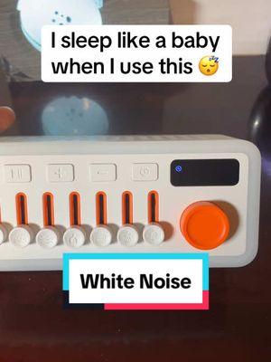 I don’t ever sleep without this now!!😂 #sleepaid #whitenoise #whitenoisemachine #soundmachine #babies #tinnitusrelief 