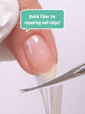 Quick Fiber for repairing nail chips‼️ Save for use! Follow me for more nailtech knowledge and hacks! ##melodysusie##melodysusienails##nailtools##nailart##nailchallenge##nailtutorial##nailtechlife##nailtechcheck##nailtechproblems##nailtechnician##nails##nailbeginner##nailpro##naillover##nailhack##nailtips#nailtip #buildergel #nailtok 