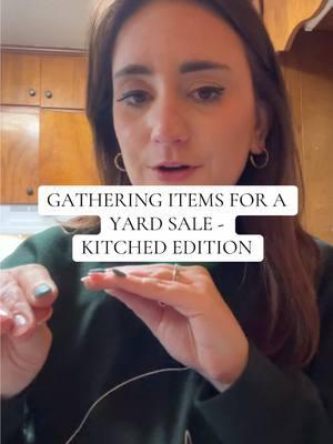 let’s get ready for a #yardsale 🏷️ #pt1  #kitchencleanout #housecleanout #yardsaleseason #fyp 