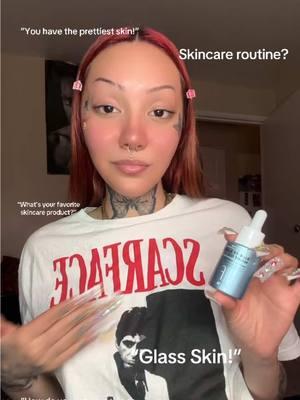 HERES MY SECRET 🤫 ☺️ @elfcosmetics @e.l.f. Cosmetics #elfskin #elfcosmetics #elfbluetysleepnightoil #glassskin #skincareroutine #skincare #skincaretips #SkinCare101 #skincareproducts #nightineskincareroutine 