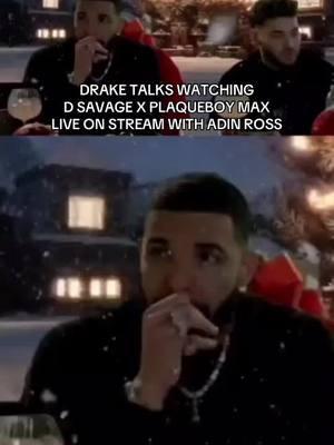 😮🔥 Did yall catch that #Drake was locked in to stream with #PlaqueboyMax & #DSavage?! #champagnepapi #draketosexy #adinross #adin 