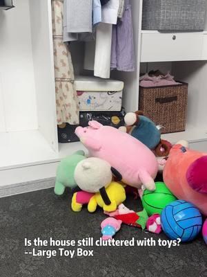 Is the house still cluttered with toys?----Large Toy Box   #homyfort #organizedhome #organizetoys #storageboxtoy 