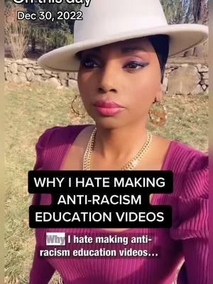 #onthisday If you’re serious about your commitment to becoming anti-racist, and you are learning from my daily videos, choose one of these options to invest in today: > Join my 5-Day Anti-Racist Conversations Confidence Challenge, to learn how to engage in conversations about racism with more confidence and compassion. > Get my Anti-Racist Action Plan and Digital Journal, so that you can have a step-by-step plan to create the positive systemic change we need in our world. > Join my Patreon community for ongoing, exclusive anti-racism education video trainings, resources, discussions, and accountability. > Send a financial gift of support, to say, “Thank you for your labor, and the free, daily education!”. Venmo, Ashani-Mfuko CashApp - $AshaniMfuko PayPal, link on my profile. Please choose one of the options listed above, if you value my work, and are committed to creating a safer, more beautiful, and more equitable world, for ALL people! I’m excited to connect with you OFF of social media.😉 Links on my profile.  #2024replay #antiracismschoolisinsession #antiracist #antiracism #diversityequityinclusion #antiracisteducation #racialjustice #socialjustice #blacktiktokcreators #blackwomenoftiktok #blackhistory365 