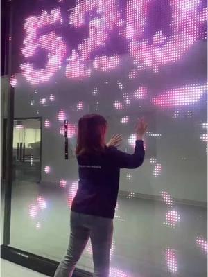 The installation of the transparent LED display is very simple and only needs to be affixed to the glass. But it makes for great visual effects.#ledtransparentscreen #transparentdisplay #leddisplaycustomization #transparentdisplaywall