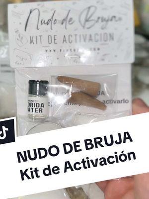 Replying to @Ginger28 Si, en la compra de cualquier accesorio NUDO DE BRUJA incluye el kit de activación 😉 #nudodebruja #nudodebrujaactivacion #witchknot #witchknotjewelry #celticjewelry #wicca 