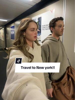 IM FREAKING OUT AND SO NERVOUS! Who do you think I’m meeting tomorrow!?😭👀 #fyp #viral #husbandwife #travelvlog #newyork #newyears 