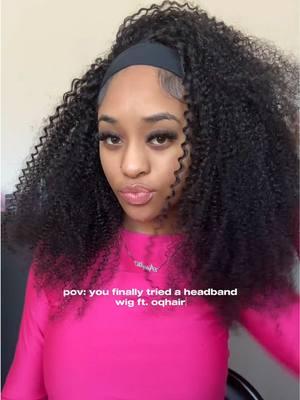 should have been tried thiss @oqhairshop @OQHAIR #fyp #headbandwig #oqhair #wiginfluencer #kinkycurlyhair 