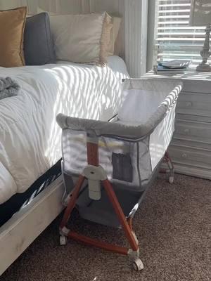 Such an amazing bedside bassinet for a great price!!!!  #pregnant #pregnacy #firsttrimester #secondtrimester #thirdtrimester  #bedsidebassinet  #babybassinet #babybed #babyitems #babymusthave #flashsale #onsale #dealsfordays #fyp #foryou #TikTokShop 