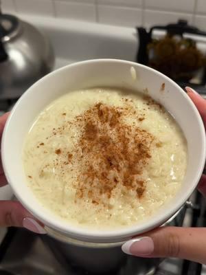 The perfect snack for this weather 🥰 #arrozconleche #ricepudding #warmdesserts 