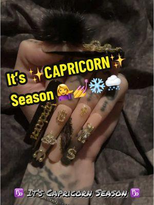 Where are my dear fellow Capricorn? ♑️ #angelvicious #capricorn #capricornseason #capricornnails #zodiacnails 