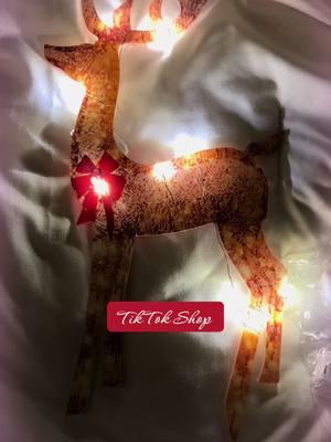 Lighted Christmas Deer #lighted #christmasdecor #christmasdeer #deertiktok #lighteddeer #fyipage #fyi #fyipシツ #tiktokusa #christmas #christmastiktok #centerpiece #newyear 