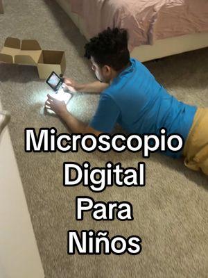 Microscopio digital para niños, LCD digital display microscope, Microscopio para niños, lupa portátil de mano para niños, mini microscopio digital para niños, juguetes educativos de ciencia, regalos de cumpleaños para niños inteligentes #microscope #kidsmicroscope #digitalmicroscope #toysforkids #microscopio #microscopiodigital #tiktokmademebuyit #toptierdecember #yearendsale 