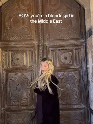 The way they look at you is hilarious 🤣🤣  #arab #ArabTikTok #middleeast #blonde #fyp 