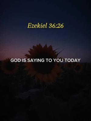 Ezekiel 36:26 Will you join me in the Bible verse and prayer? #ezekiel #ezekiel36 #bibleverse #prayer #godquotes #christiantiktok 