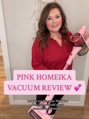 Super impressed with this HOMEIKA vacuum! Its also pink which makes it even better 😜#TikTokShopHolidayHaul #Homeika #homeikavacuum @Homeika US #pink #homeikapinkvacuum #homeikapink 