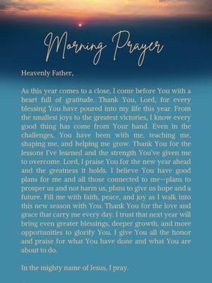 ✨️💜🦋Morning Prayer🦋💜✨️ #morningprayer #dailyprayer #inspirationalprayers #spiritualprayers #thankyoulord #thankyougod #thankyoujesus #gratitude #peace #healing #praise #praisegod #mindfulness #motivation #mindset #MentalHealth #godisfaithful #godisgood #godisworthy 