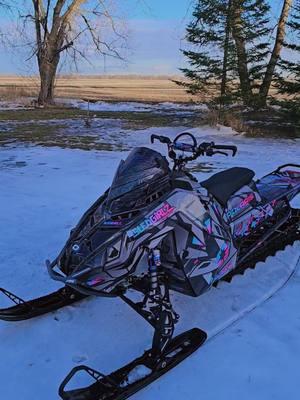 Before a new look 🥰 #snowmobile #sledgirlz #polaris 