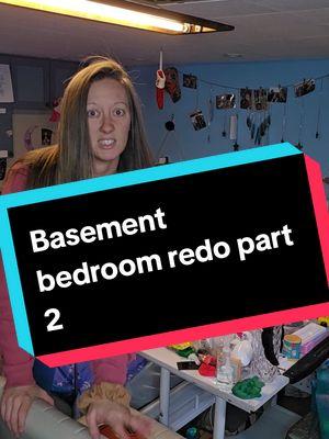 Basement bedroom renovations habe started yall #basementbedroom #basements #renovations #roomredo #basementflooded 