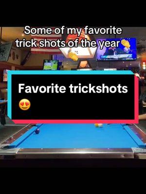 I had so many more! Gotta get better for next year 👏👏#pool #fypシ゚viral #fypppppppppppppp #billiards #8ballpool #8ballbilliards #8ballpoolplayer #8balltrickshot #trickshots 