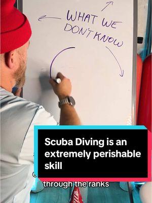 Scuba diving is one of the most dangerously perishable skills out there. If we stop learning we die. 🎓🤿💦 #scuba #scubainstructor #scubatiktok #learningcurve #alberteinstein #scubadivingwithkenny 