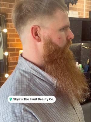 Yes I do mens cuts! #skyesthelimitbeautyco #jonesvillenc #hairstylist #fade #barbertok #notabarber #cosmetologist #stylist #clippercut #shave #beard #beards #trustme #imaprofessional #licensedtocreate #booknow 