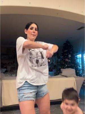 Never a dull moment here 🕺🪩 Peep his “paso prohibido” at the end hahahahahah #MomsofTikTok #dancetok #alwaysdancing #sonsoftiktok #mamayhijo #mamasboy #newyear 