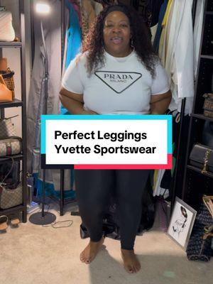 Breathable and affordable high waist legging that has plus size ladies in mind @Yvette #yvettesports #highwaistlegging #TikTokShop #ttshop #highstretch  #plussizeworkoutclothes #over40workout #over40club 