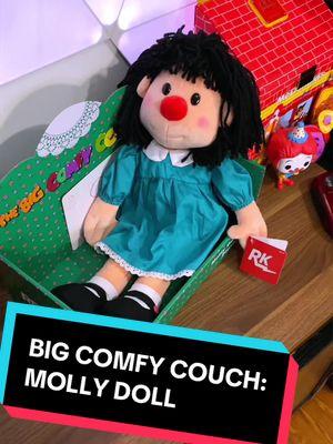 I got a Molly Doll from The Big Comfy Couch! Check out @Retrokid™! #thebigcomfycouch #bigcomfycouch #mollydoll #loonettetheclown #dustbunnies #fuzzywuzzy #pbs #pbskids #nostalgia #90snostalgia #2000snostalgia #nofb #notw 