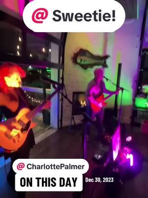 #onthisday with some of my favorite locals @Sweetie! @Charlotte Palmer @Jonathan Lee #jammingwithfriends #musiciansoftiktok #sweetie #paintitblack 