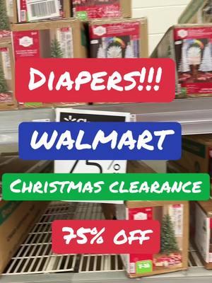 Walmart Christmas clearance at 75% off today and my store still had the viral Christmas tree and diapers for $4.99! #AfterChristmas #ChristmasClearance #ChristmasSale #ClearanceShopper #ClearanceHunter #SavingMoney #ChristmasSale #WalmartDeals #WalmartClearance #HowToSaveMoney 