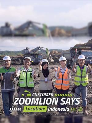 “Powerful, stable and fuel-efficient，ZOOMLION are always responsive when maintenance is needed. ” The satisfied feedback from Indonesian customers is the most affectionate confession.❤ #ZOOMLION #visioncreatesfuture #ZOOMLIONSays #HeavyMachinery #ConstructionInnovation #constructionmachinery #heavymachinery #MiningInnovation