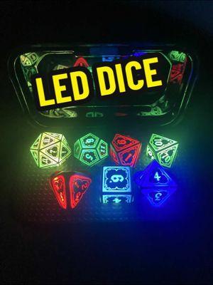 Ready to roll in style?  #dice #NewYear #gift #fypppp #Gamer#gamernight #ZHOORQI #diceset #leddice