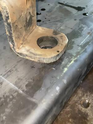 Is it perfect shaped hole using hydraulic press #hydraulic #hydraulicpress #restoration #mechanic 