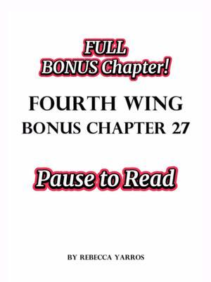 Fourth Wing Bonus Chapter! Xaden’s POV, Happy Reading and preparing for Onyx Storm. #fourthwing #fourthwingbonuschapter #fourthwingbonuscontent #rebeccayarros #fourthwingchapter27 #xadenpov #xadenriorson #onyxstorm #iornflame #fourthwingrebeccayarros #BookTok #spicybooktok #dragons #booktokfyp #reading 