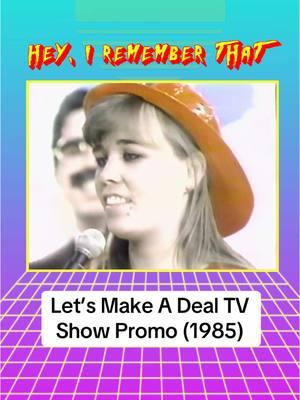 Do you remember this 1985 tv show promo for Let’s Make A Deal?  #fyp #heyirememberthat #1980s #80scommercials #letsmakeadeal #zonk #zonked 