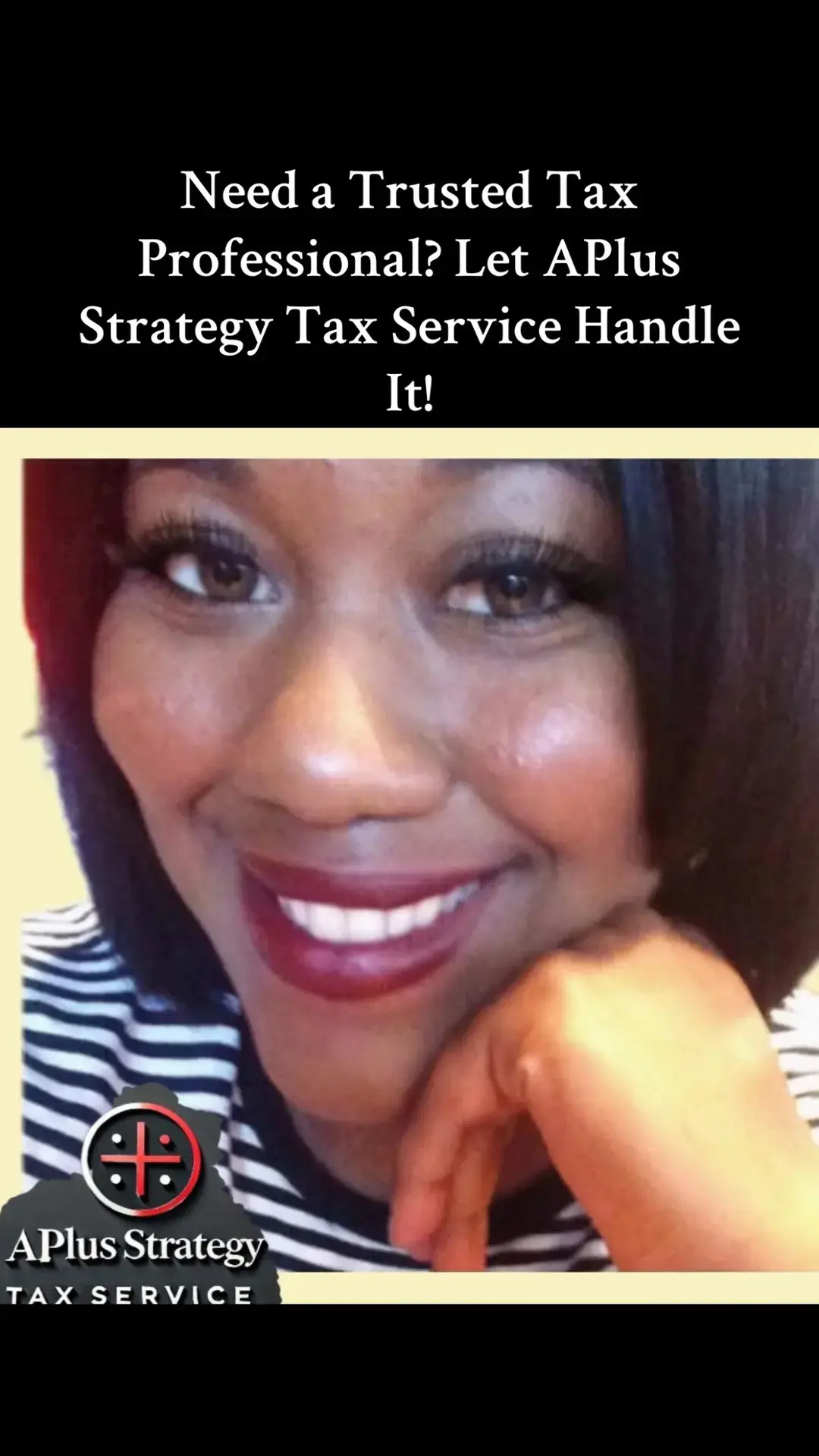 Hi, my name is Chiquita, and I’m the owner of APlus Strategy Tax Service, based in Madison, Alabama. I specialize in providing personalized, efficient, and reliable tax preparation services to clients nationwide. With my virtual tax services, I can help you file your taxes no matter where you are—convenience and accuracy, all from the comfort of your home. As a registered tax professional with the IRS, I offer refund advance loans, audit protection on any completed tax return for up to three years, and peace of mind knowing your taxes are handled by a qualified expert. Have you filed your taxes yet? Or are you currently working with a tax professional? If not, I’d love the opportunity to show you the APlus difference. Whether it’s past returns, complex tax situations, or maximizing your refund, I’m here to make the process stress-free for you. Let’s connect today and get your taxes done right!  #aplusstrategytaxservice #taxpros #taxyear2024 #taxprofessional #girlboss #letmwhelpyou https://taxestogo.com/App/Download/82534